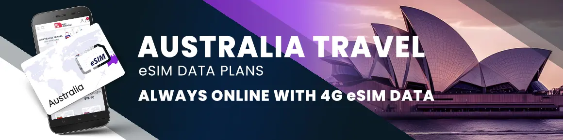 eSim podatkovni planovi za Australiju